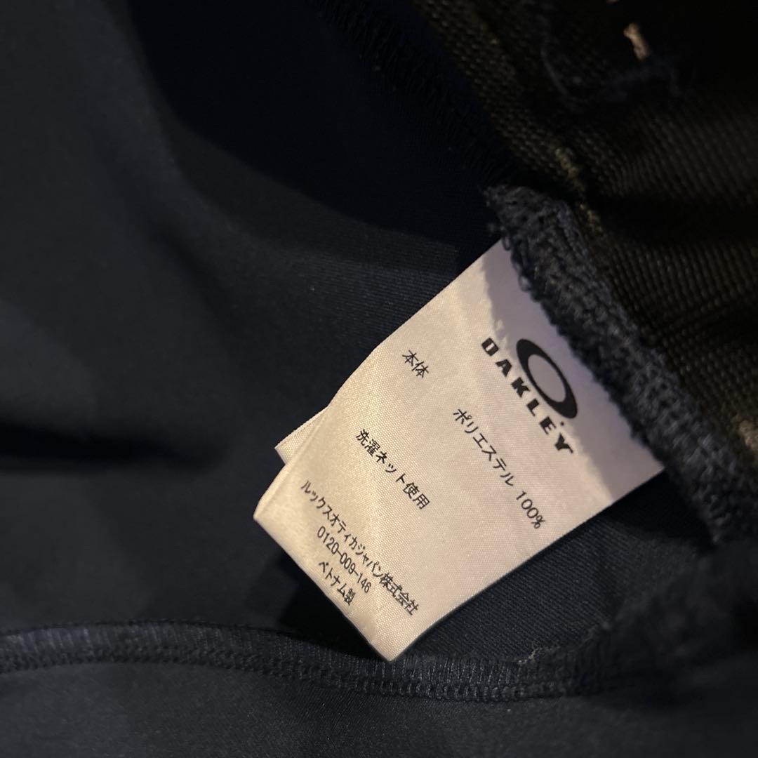 【美品】OAKLEY ゴルフウェア 上下セットアップ ジャージ 刺繍ロゴ 古着