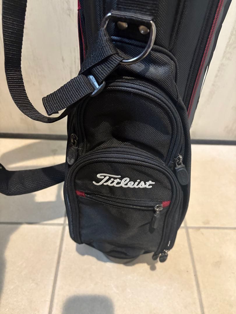 【美品】Titleist 軽量スタンドキャディバッグ ブラック