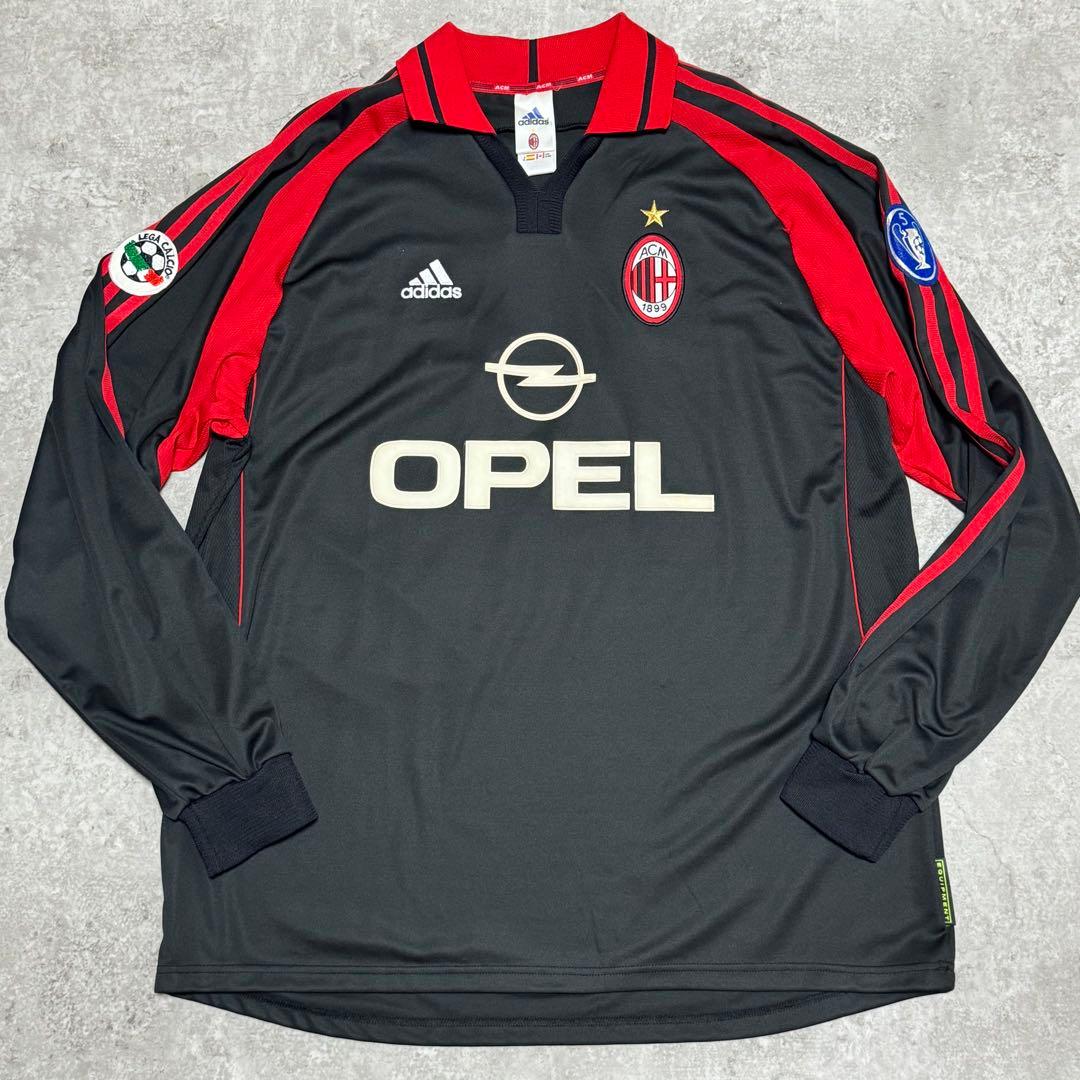 【希少】ACミラン 00/01 #18 レオナルド 長袖 ユニフォーム