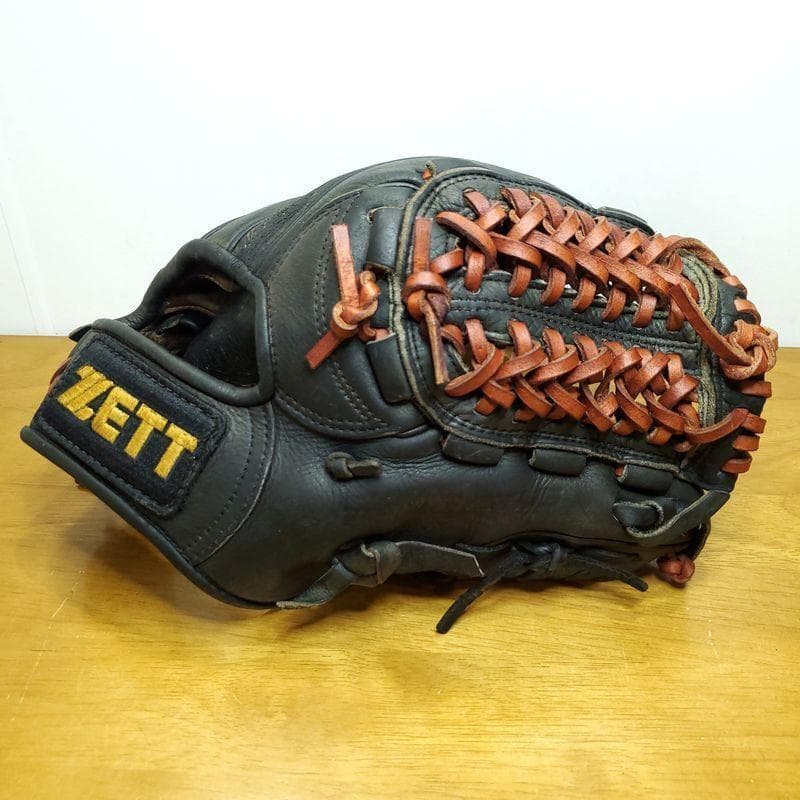 ZETT ゼット プロステイタス 旧ラベル 佐藤刻印 内野用 硬式グローブ