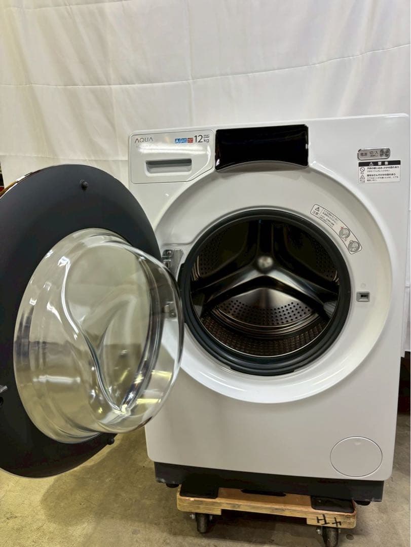 AQUAドラム式洗濯機 AQW-DX12N 洗濯12kg乾燥6kg 2023年製