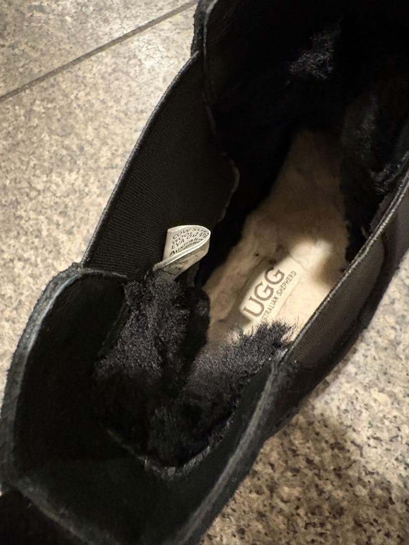 【お値下げ中】UGG アグ オーストラリア ブラック　ムートンブーツ