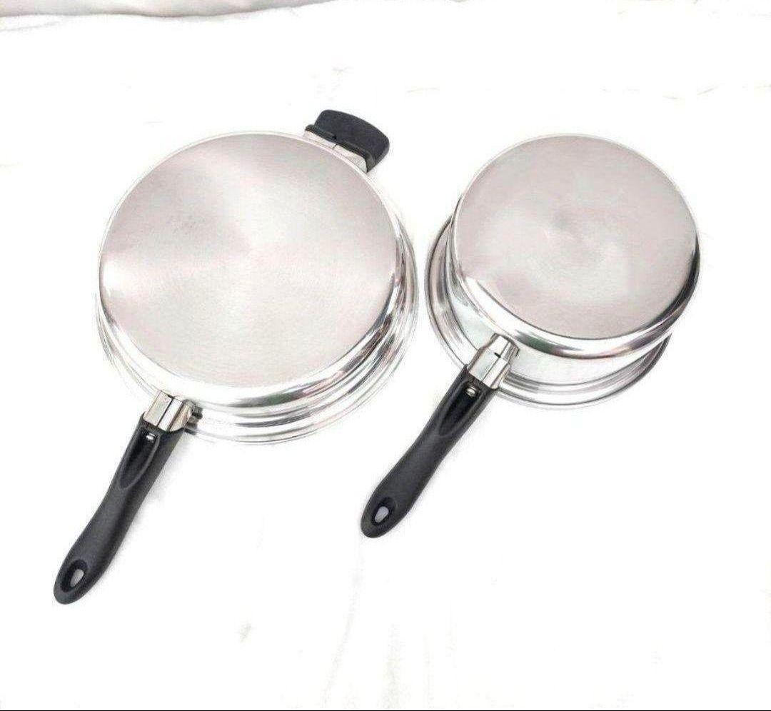 インダクションレンジ対応 アムウェイ 大フライパン 大ソースパン ↓