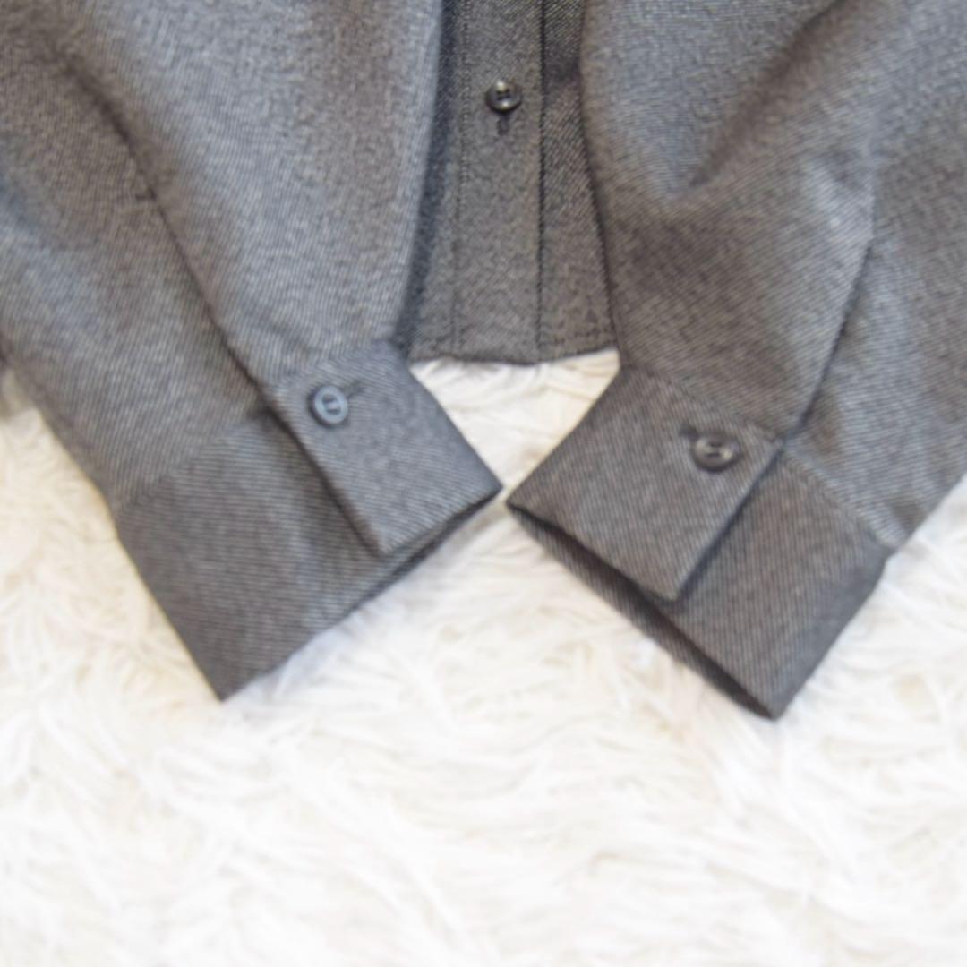 極美品 OHGA 2024AW TWEED BLOUSE コサージュ付 ツイード