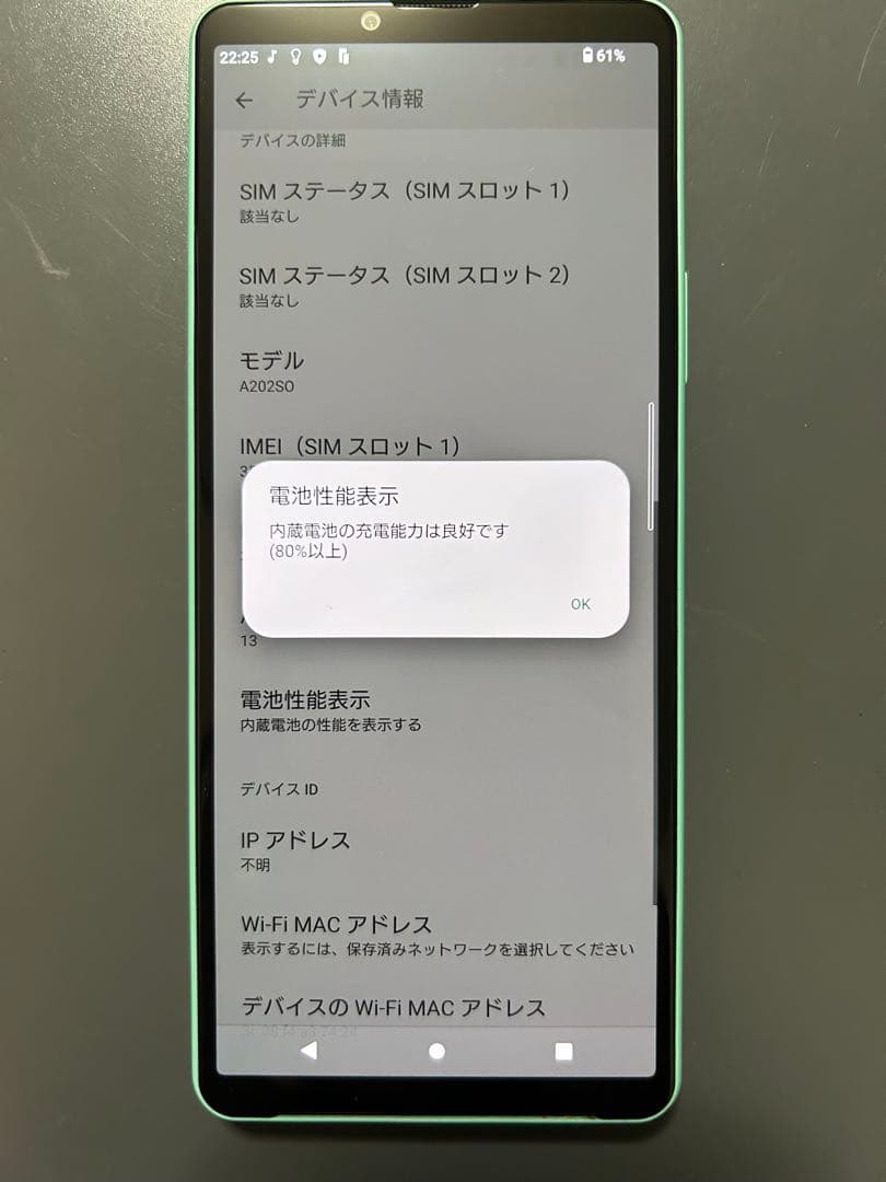 SONY XPERIA 10 IV A20250 ミントグリーン