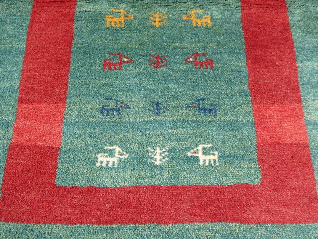 ⭐️タイムセール⭐️　119×80cm　ギャッベ　ペルシャ絨毯　イラン産　手織り