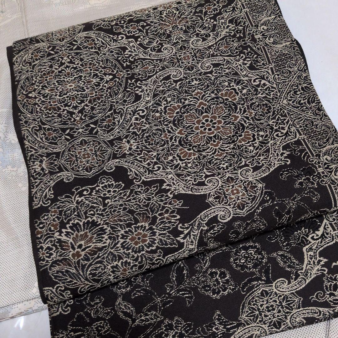 ぶーこたん　未使用　本場白大島紬　紅梅染め袋帯　セット