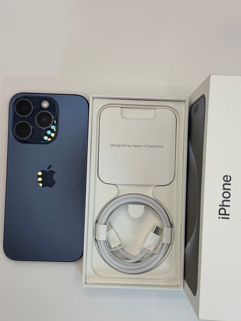 iPhone15pro 1TB ブルーチタニウム simフリー