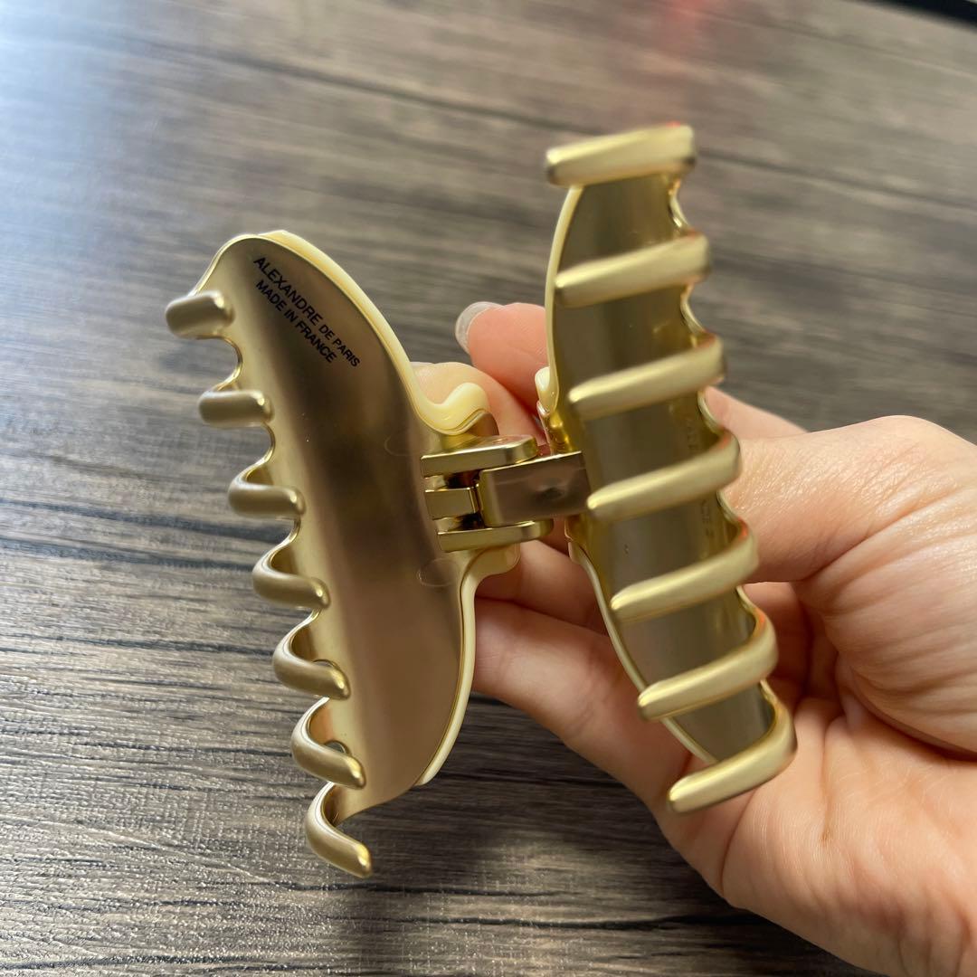 【6/20まで値下げ】アレクサンドルドゥパリ Mクリップ アイボリー