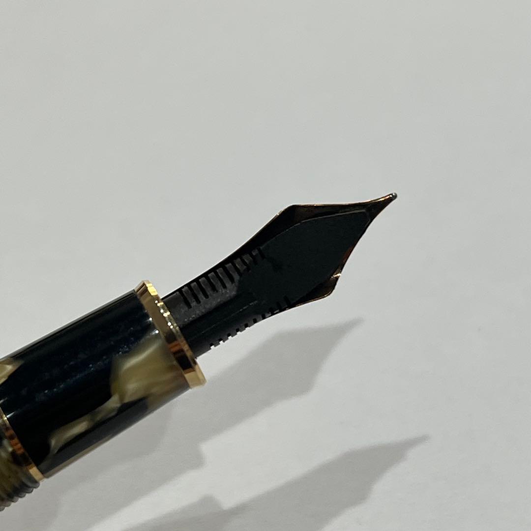 レア品！プラチナ #3776 センチュリー ペン先750 k18マーブル 万年筆
