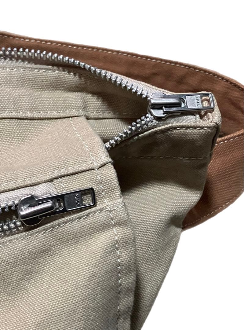 17ss コムデギャルソンオム キャンバス トートバッグ ベージュ ブラウン