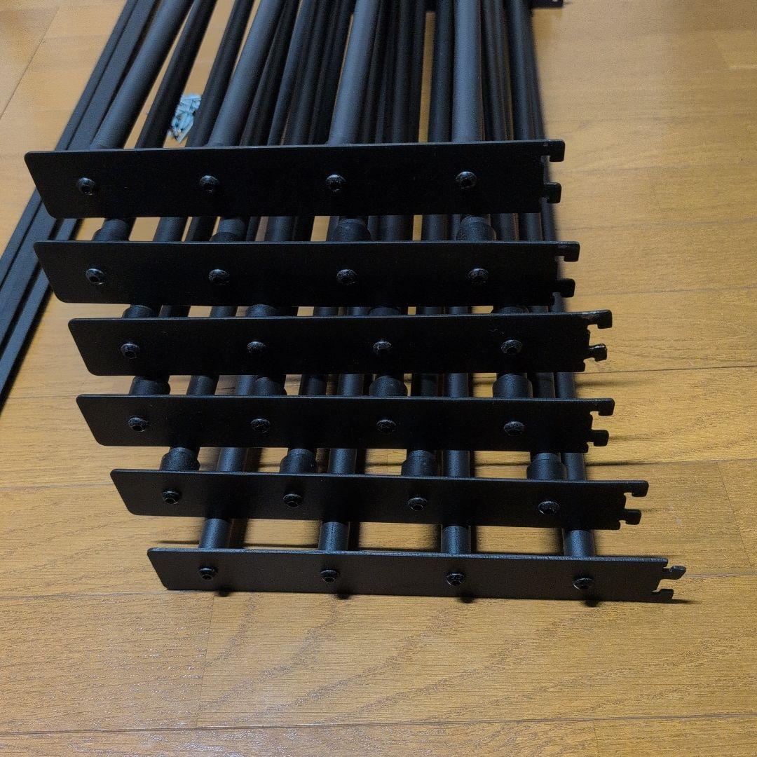 【訳あり】平安伸銅工業 LABRICO 伸縮ラック＆シェルフレール