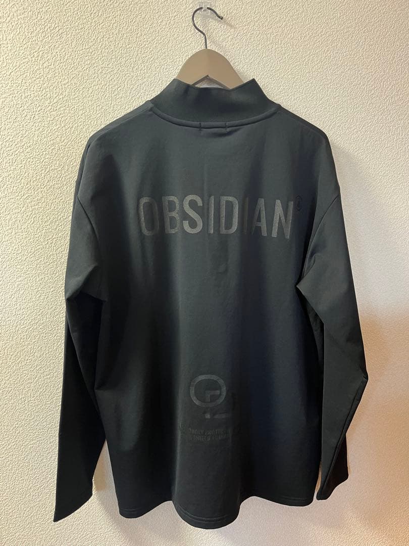 人気 OBSIDIAN ブラック 長袖カットソー