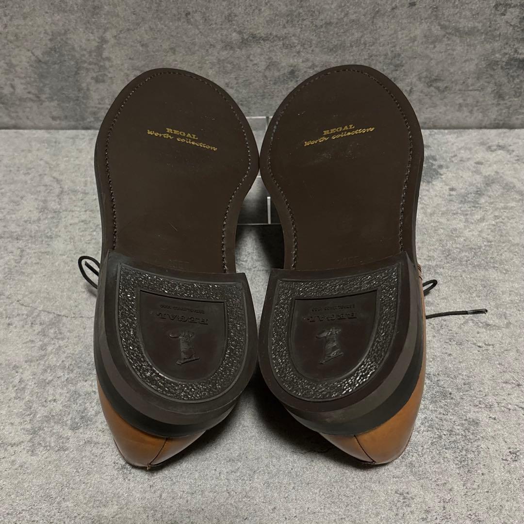 新品　リーガルワースコレクション　ビジネスシューズ　Uチップ　ブラウン　2277