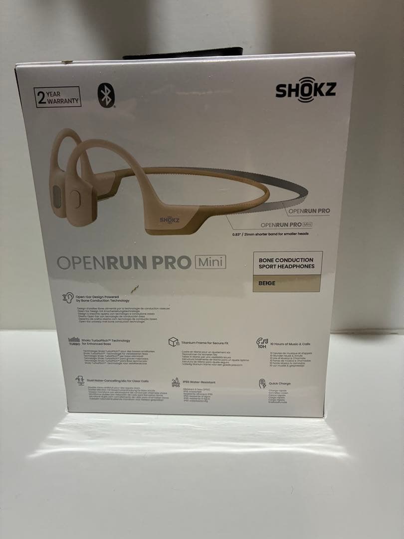 新品・未開封 Shokz OpenRunPro Mini S811 Beige