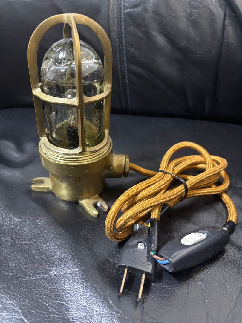 西洋 アンティーク 真鍮 船舶照明 マリンランプ