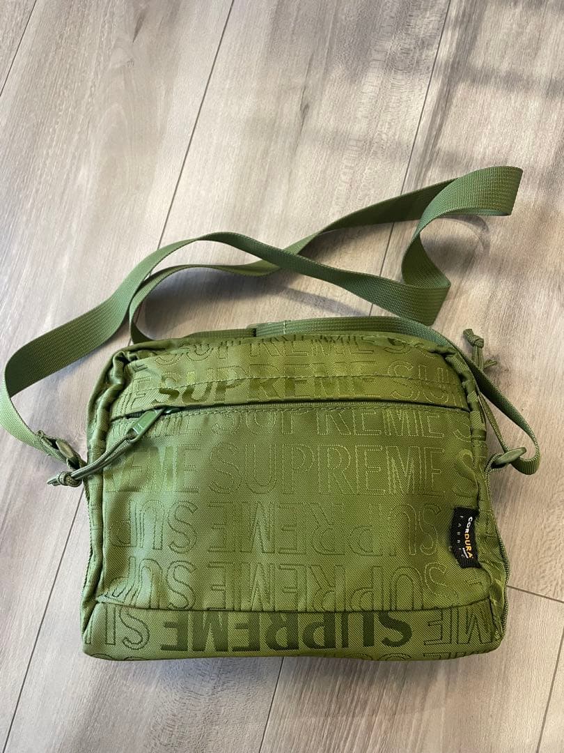 Supreme ショルダーバッグ　オリーブ　美品