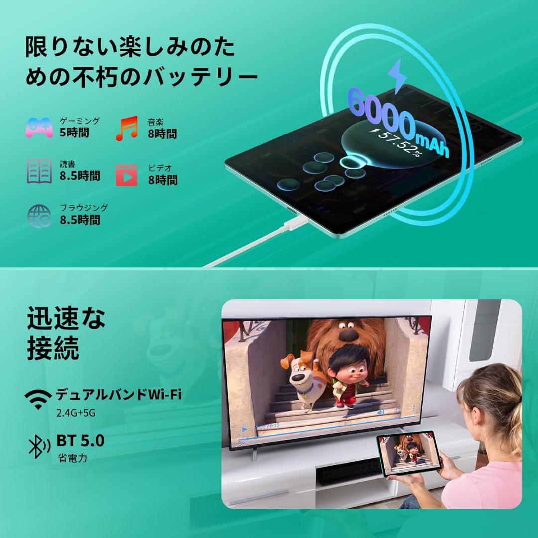 Android 15 タブレット 10インチ wi-fiモデル】ODEA