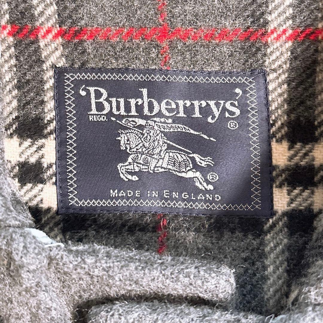 Burberry's イングランド製　ダッフルコート　チェック　大きいサイズ