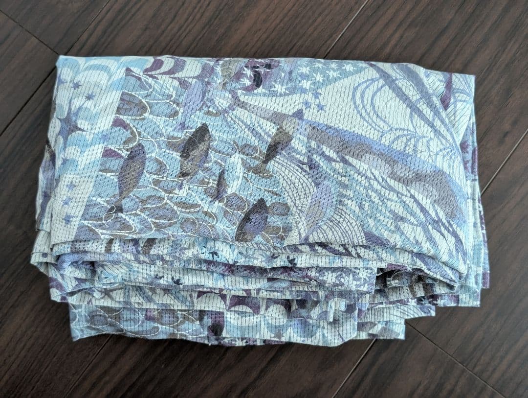 フリーサイズ 金子みすゞ 波の子守唄　浴衣