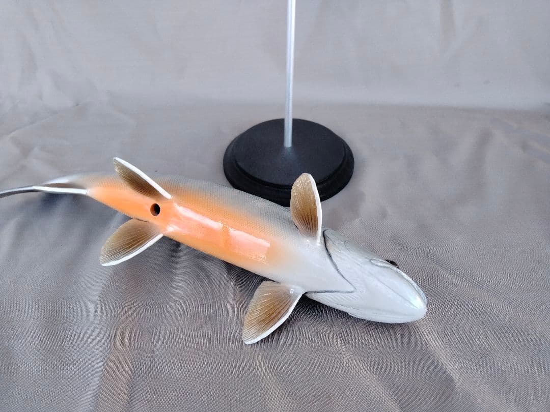 ハンドメイド　27cmミヤベイワナ　フィギュア　レプリカ　オブジェ　ルアー　釣り