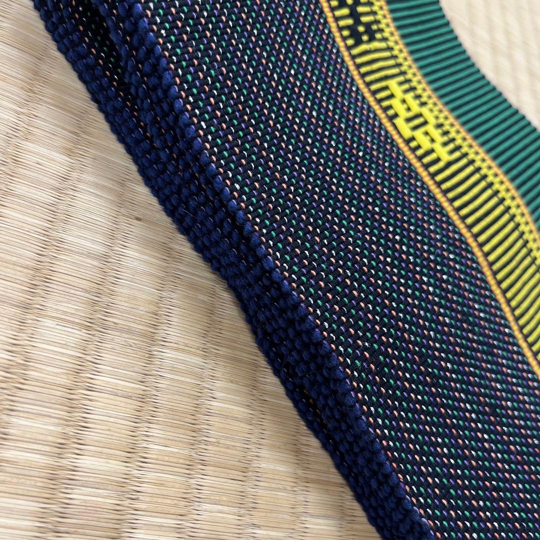 八重山みんさー織 半巾帯 伝統織物