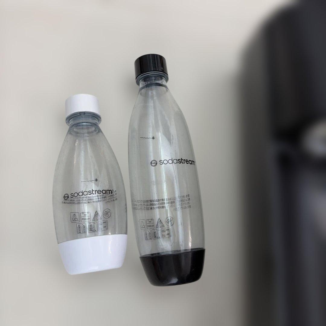 sodastream 炭酸水メーカー 1Lボトル2本、500mlボトル１本