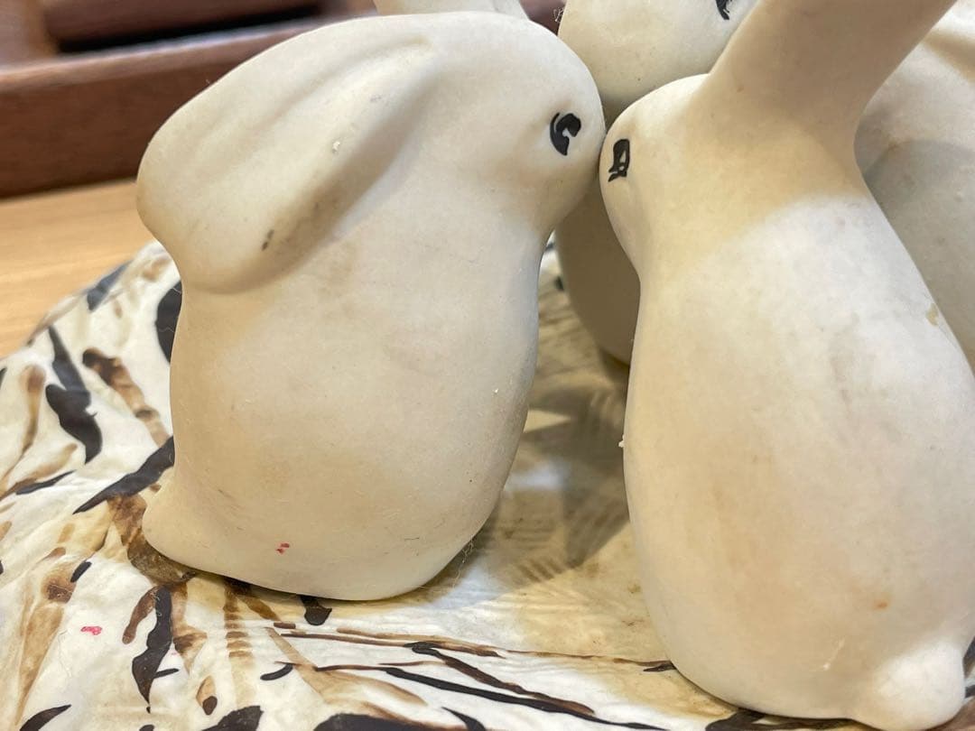 B7007 【アラビア】ヘルヤ リウッコ ウサギの巣 置物 フィンランド 北欧