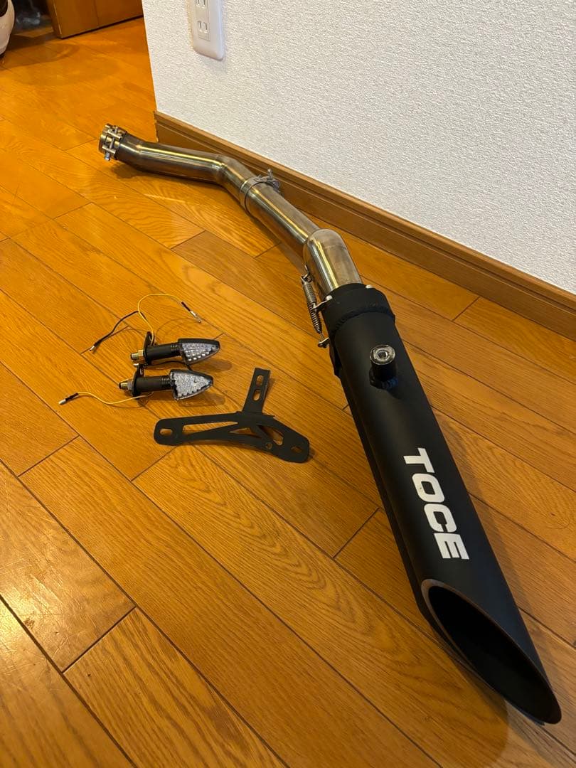 TOCE スリムタイプマフラー ブラック　CBR600RR PC37 マフラー