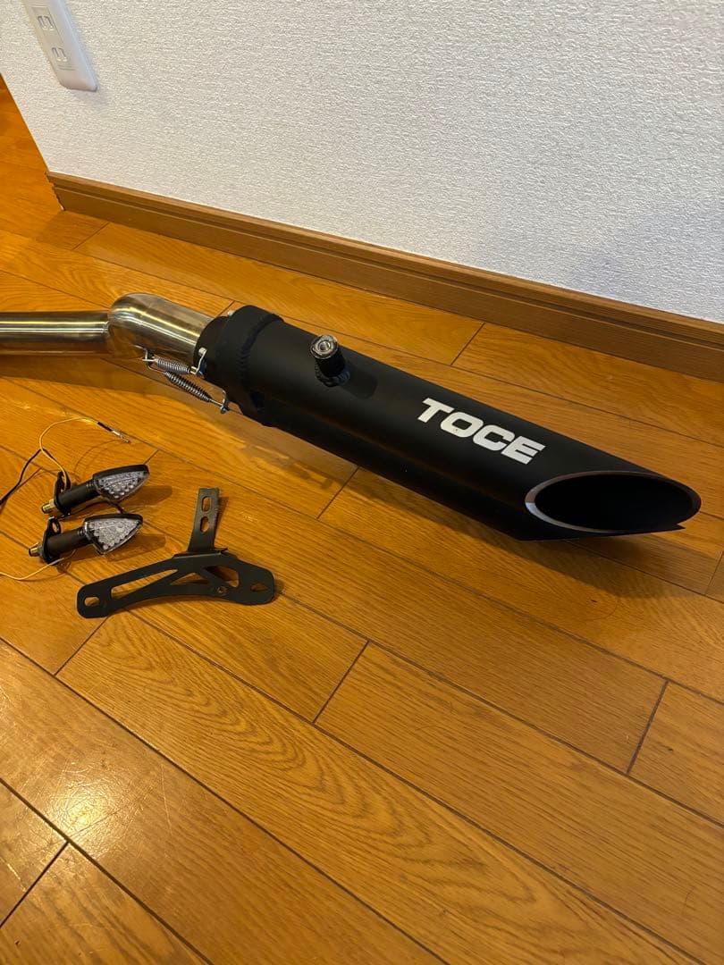 TOCE スリムタイプマフラー ブラック　CBR600RR PC37 マフラー