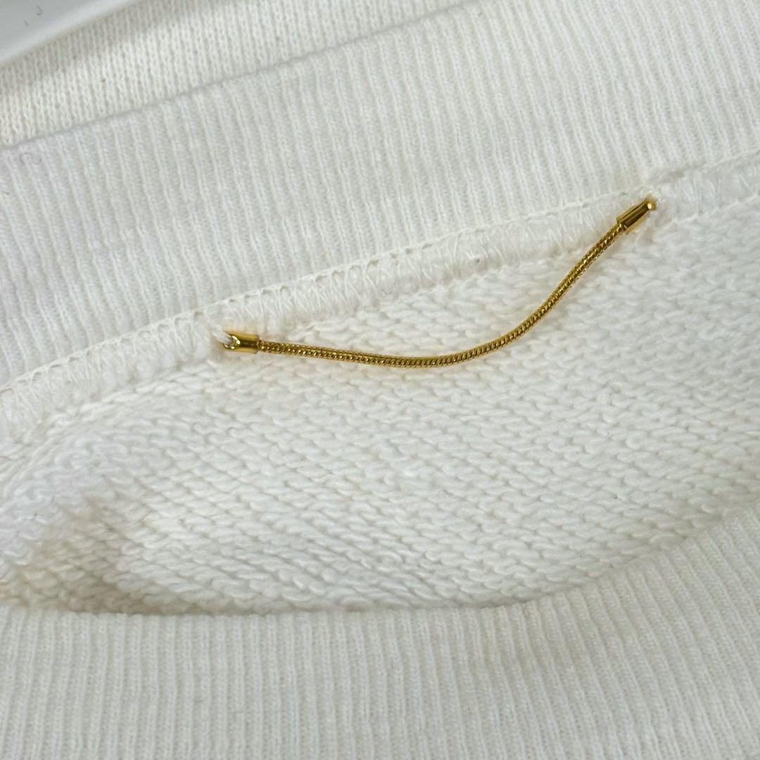 【美品】ドゥーズィエムクラス プルオーバー トレーナー スウェット 白 フリー