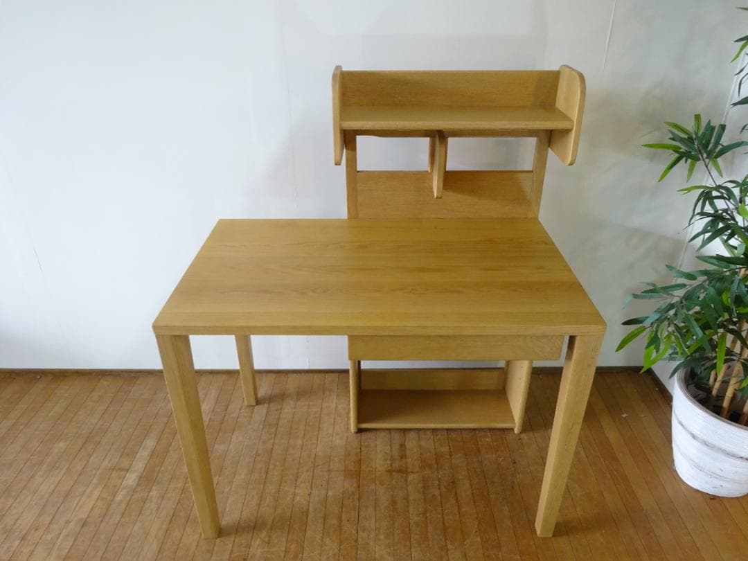 ayuayu　　デスク　机　№6000ユニット　書棚　　ナラ材　幅1000