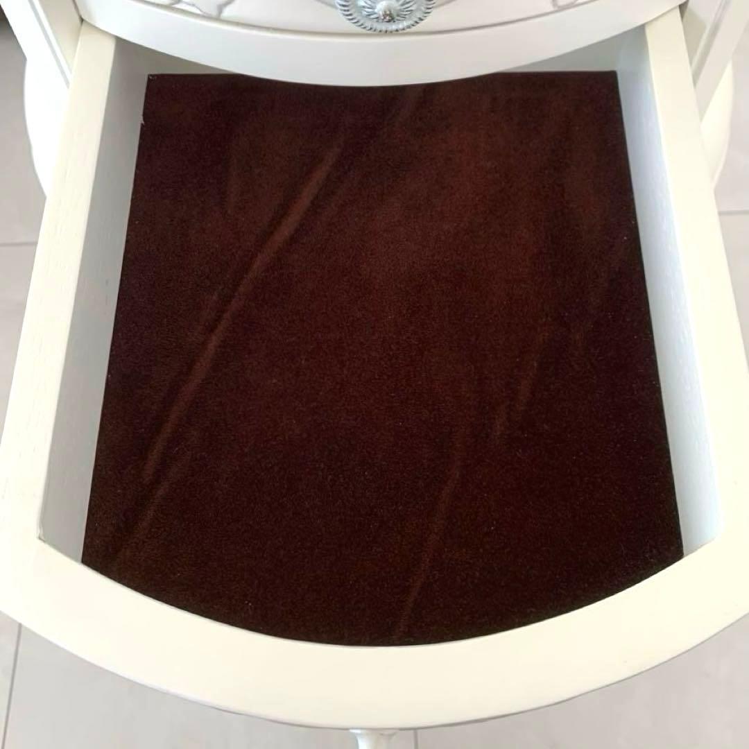 クロシオ コモ ラウンドチェスト3D アンティーク風 サイドテーブル