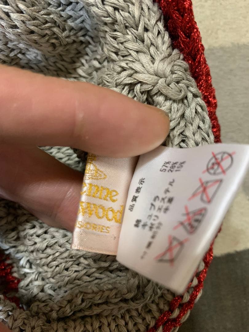 VIVIENNE WESTWOOD ハートモチーフ ニット帽