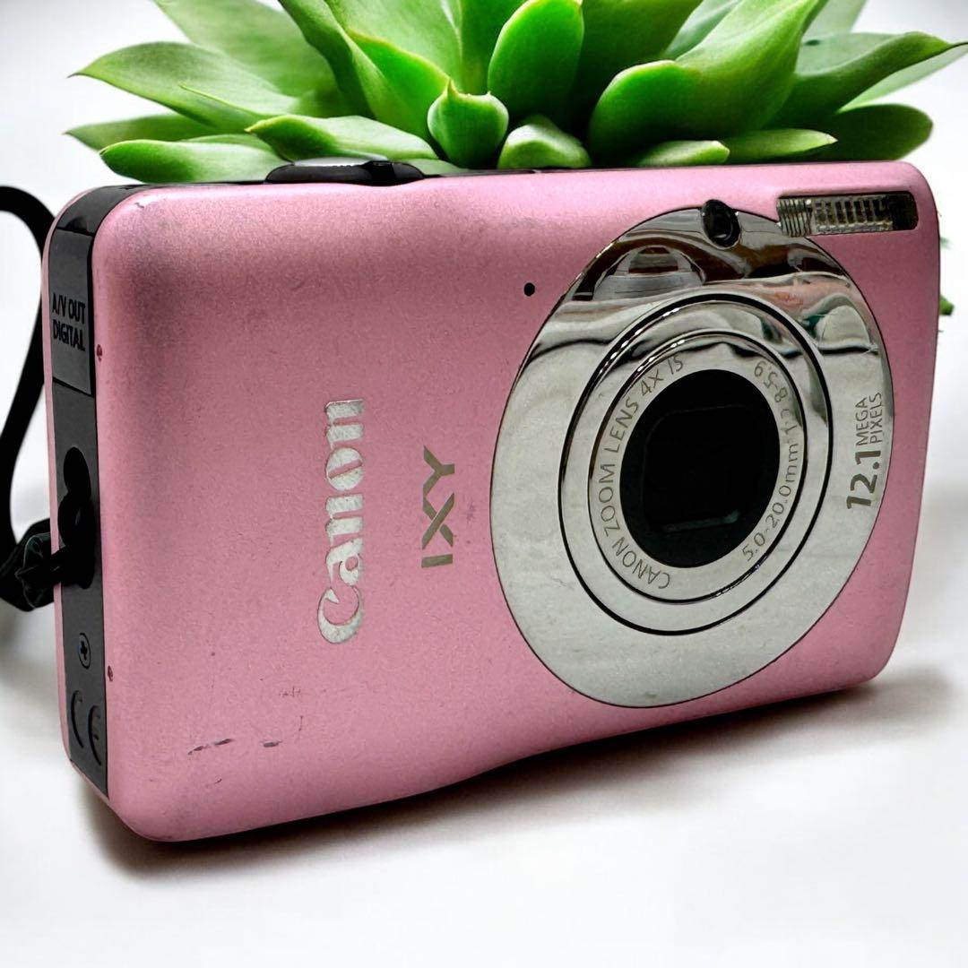【ジャンク】キャノン Canon IXY 200F ピンク デジタルカメラ