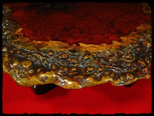 花梨 玉杢 瘤 卓 d76