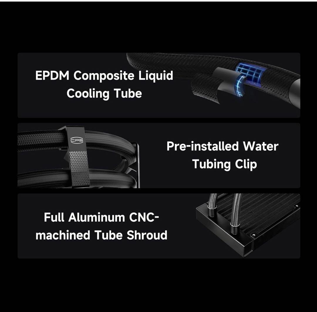 PCCOOLER CPS DS360Pro デジタル一体型CPU水冷クーラー