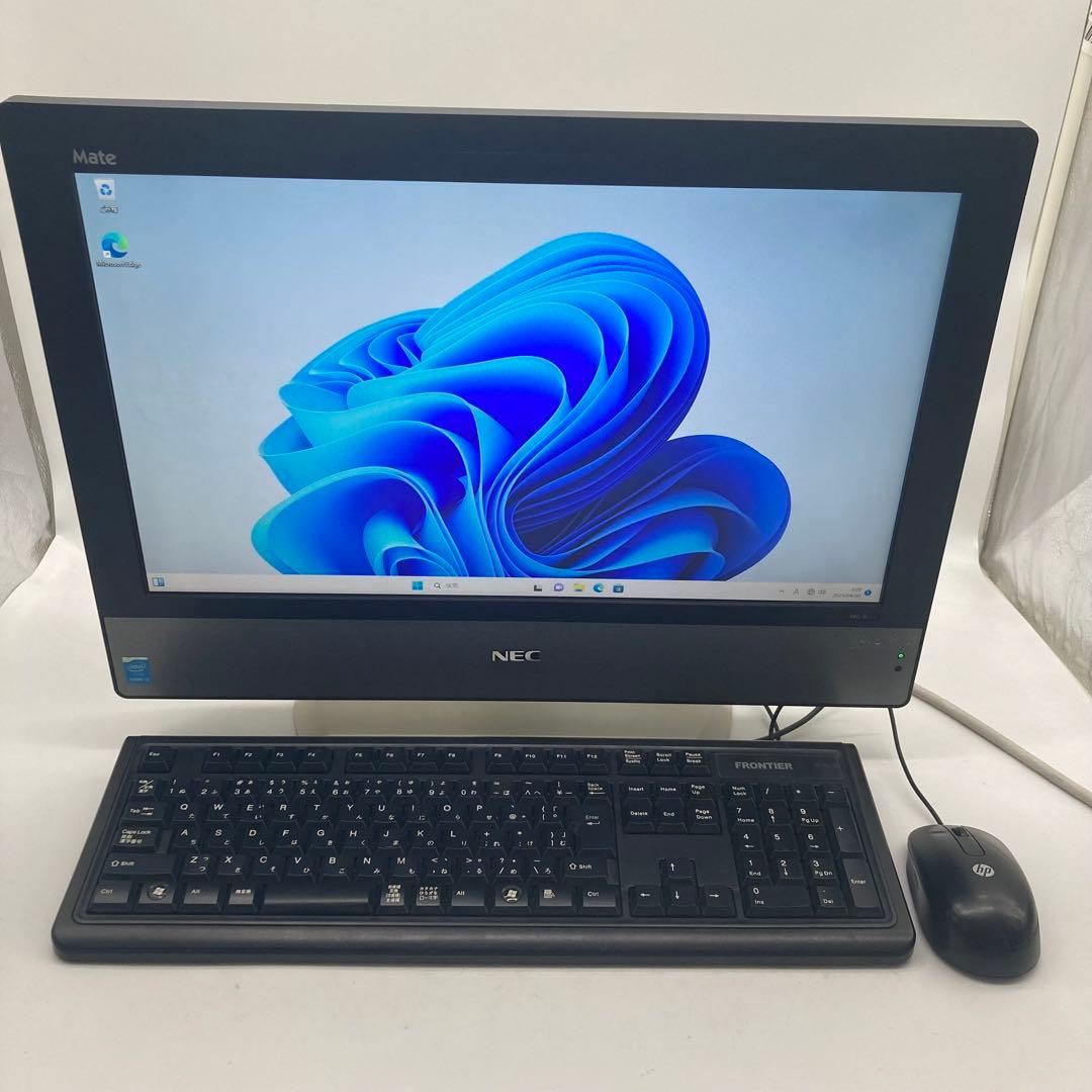 NEC Windows11 一体型　デスクトップ　i3 4G SSD 128GB