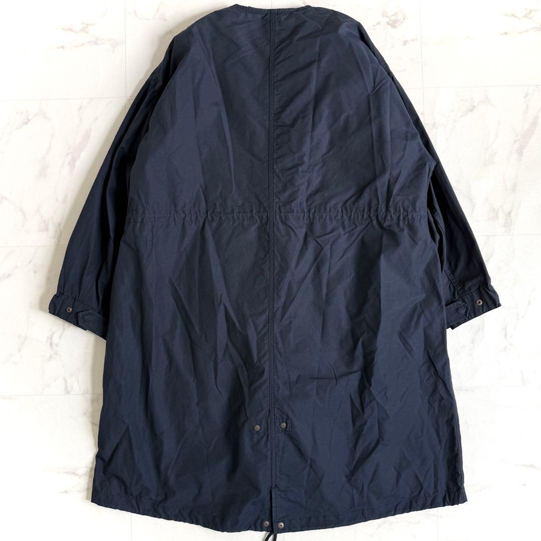 【新品】アーバンリサーチドアーズ 3WAノーカラーモッズコート M ネイビー