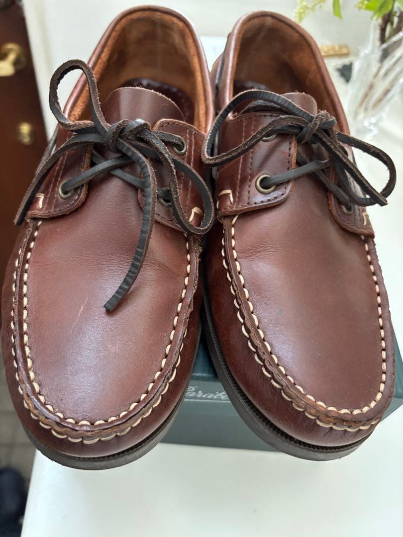 パラブーツ BARTH marron america 　7.5　短時間使用