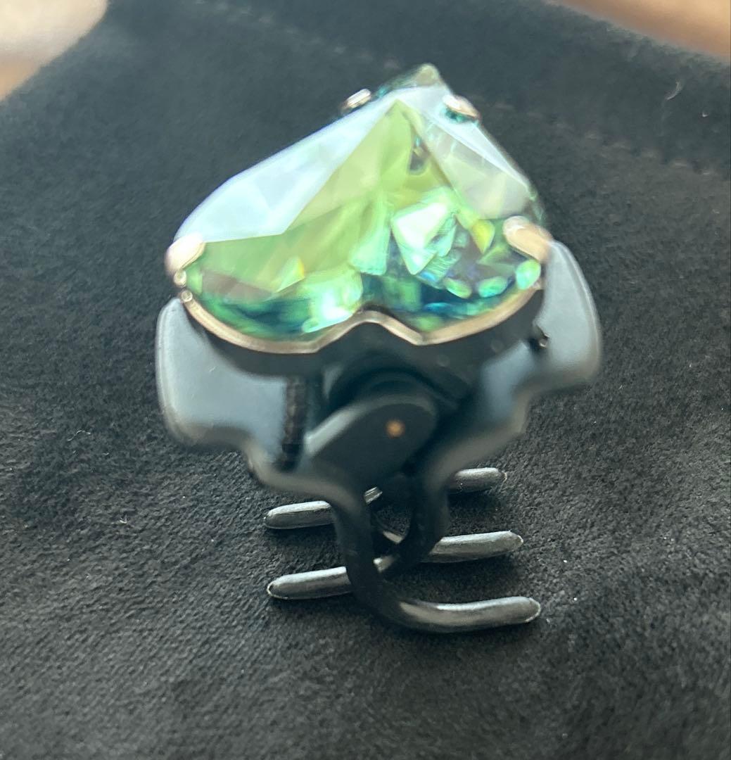 コンプレックスビズ ビッグハート デザートクリップ(グリーン)