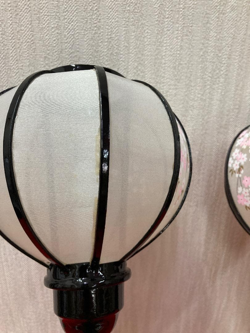 BO9 木製　高級雪洞　高さ66㎝位　雛道具　雪洞　親王飾り　雛灯り