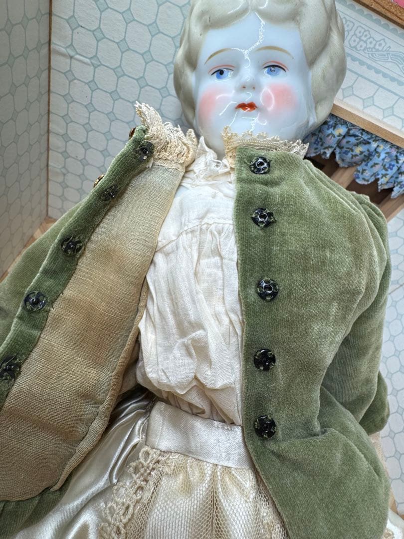 ジ*ー様 ドイツ　アンティーク　チャイナヘッド　ドール　約50センチ