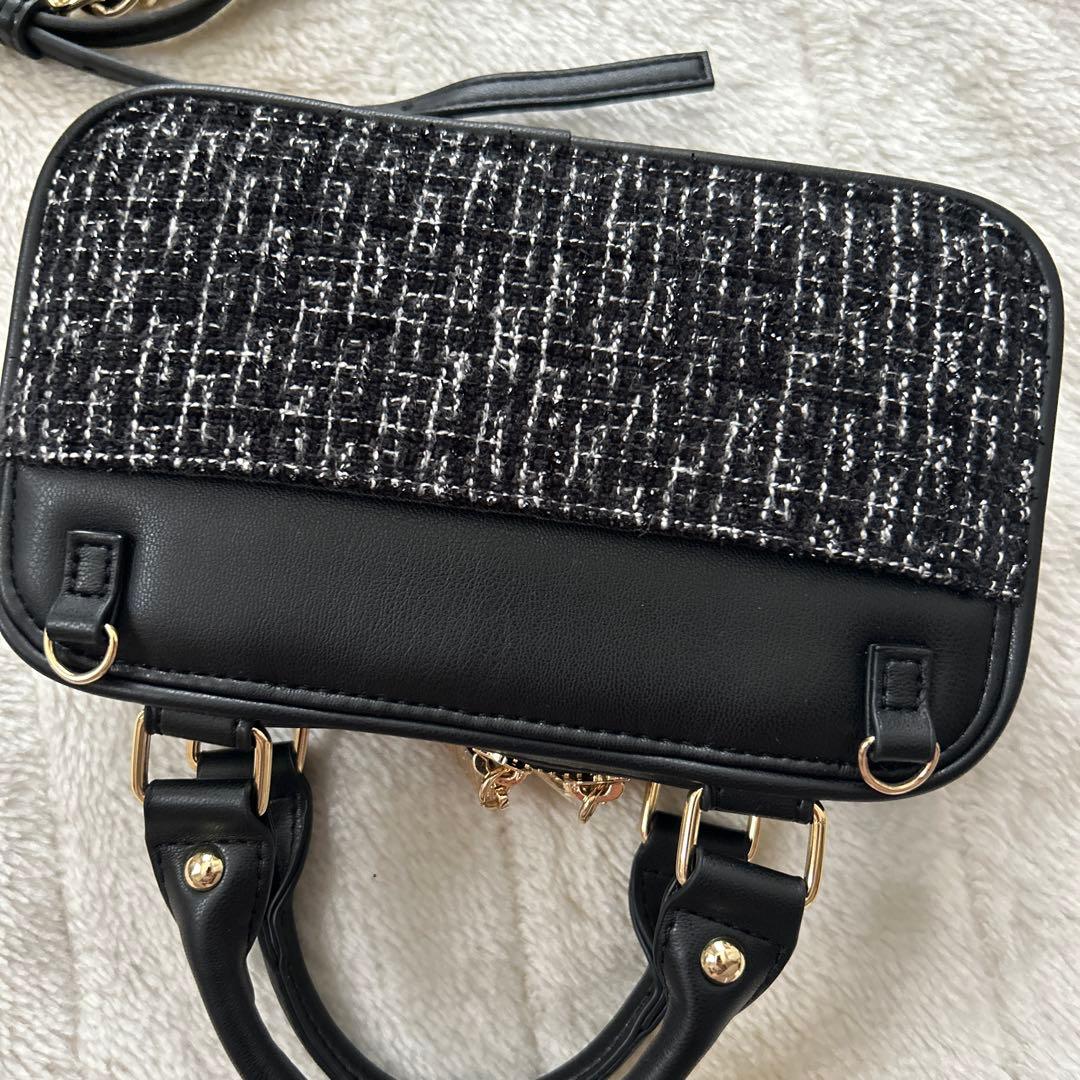 FURFUR ツイードフォンホルダー　ブラック