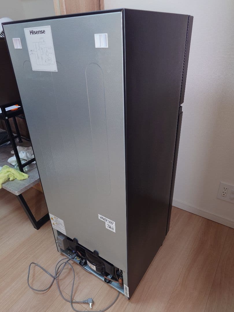 124L 冷蔵庫 ブラック HR-K12B 2024年製 一人暮らし