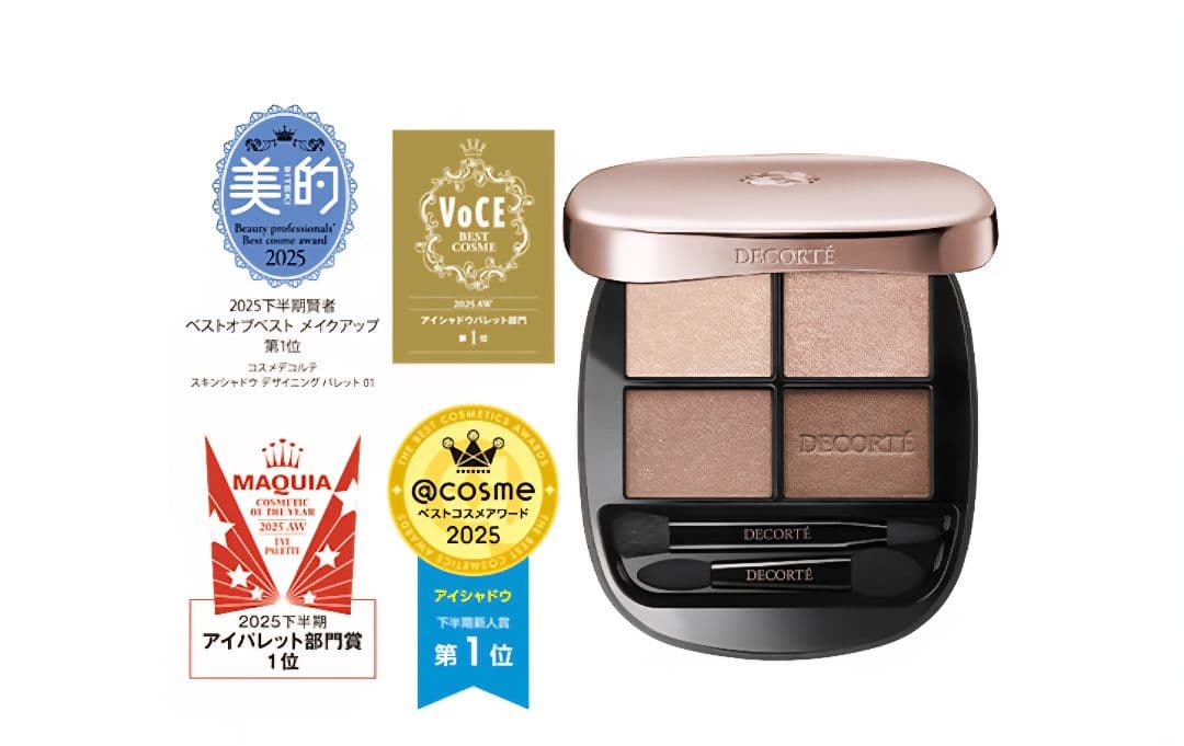 【新品未使用】コスメデコルテ スキンシャドウデザイニングパレット 01