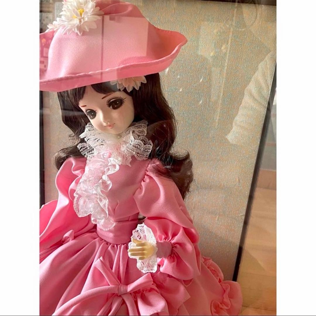 ●【美品】アンティーク フランス人形 専用クリアケース付 ドール マーガレット①