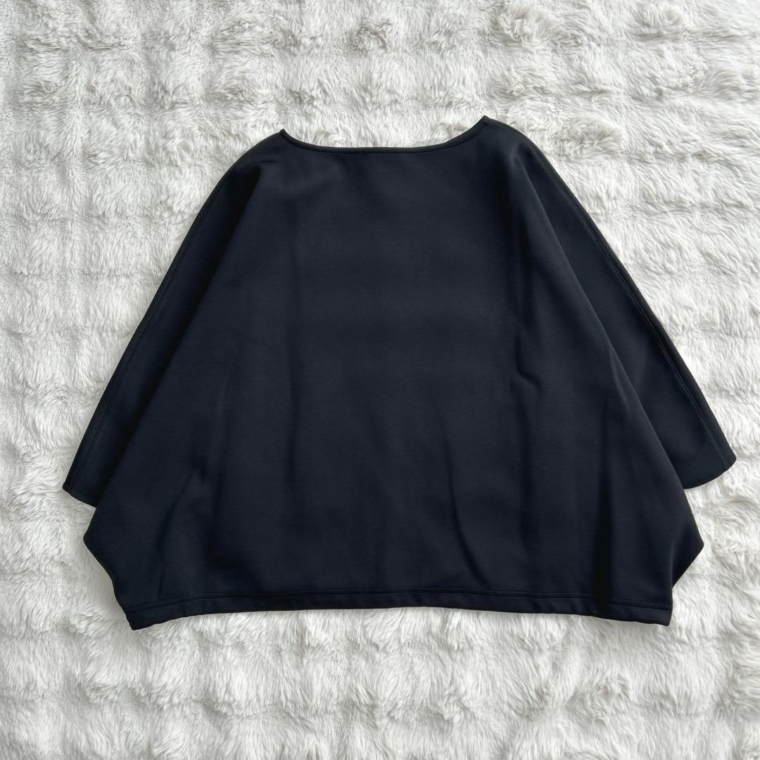 ビアズリー★リップルダンボールプルオーバー　トップス　ブラック　FREE