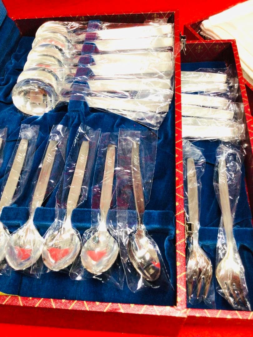 日本航空 JAL 国際線ファーストクラス使用 カトラリー 50点セット 当時物