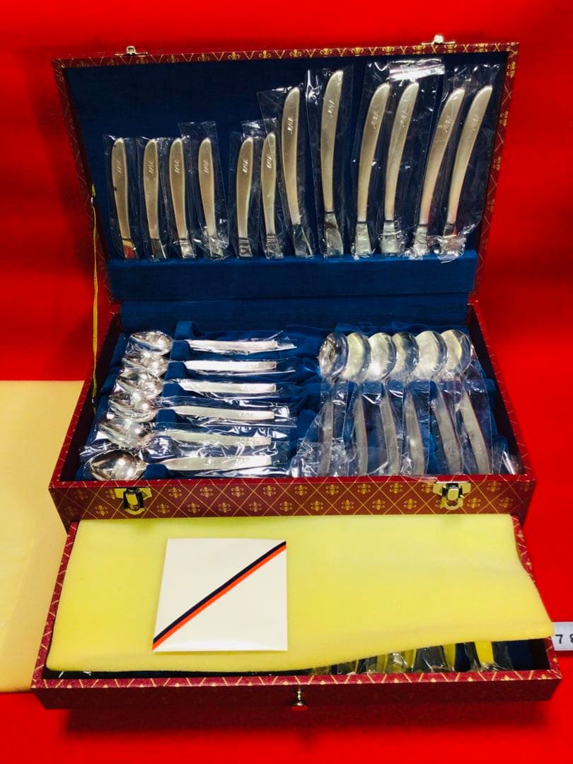 日本航空 JAL 国際線ファーストクラス使用 カトラリー 50点セット 当時物